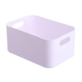 thumbnail image 1 of 3 Color Bedroom Small Pantry Storage Bins Plastic Storage Bins With Handles, 1 of 4