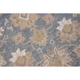 thumbnail image 5 of Bashian 42x66" Hand-Tufted Transitional Wool Area Rug in Teal, 5 of 6