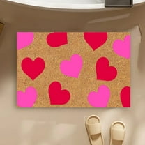 Door Mats 16" X 24", Non-Slip Sturdy, Backed Heavy Duty, Easy to Clean, Ideal for Door Entrance, Patio, Porch, Backyard, Garages, Home with The Love of Paws