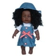 thumbnail image 2 of XWSHYW Juguetes para Niños Muñecas Negras de 12 Pulgadas con Ropa A, Bebé Africano Realista Lavable Niños Niñas, 2 of 6