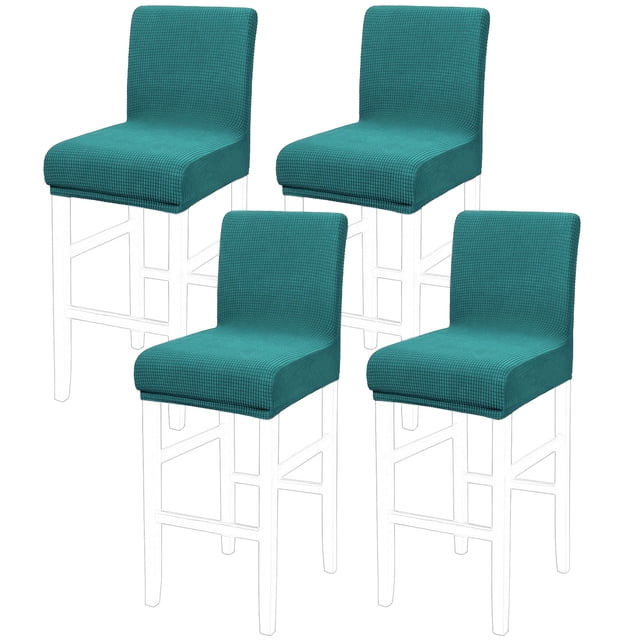 PiccoCasa Stretch Bar Stool Covers for Counter Height Side Chair Slipcovers