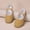 Yellow, variant on Fesfesfes Kids Soft Sole Practice Shoes, Girls Elastic Laced Solid Dance Shoes,Canvas Dance Practice Footwear, Multi-Color Casual Dance Shoes(Brown#1,6.5-7 Years)