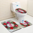 thumbnail image 3 of Juego de 3 alfombrillas de baño para el día de San Valentín, alfombrilla absorbente y antideslizante, 3 of 6