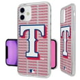 thumbnail image 3 of Texas Rangers Text Backdrop Clear iPhone Case, 3 of 7