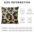 thumbnail image 5 of BANET Leopard Print Pillow Case Decorative Pillow Covers Faux Fur Pillow Case Cushion Cover, Decorative Throw Pillow for Bedroom Couch Sofa Home Decoration 22x22in, 5 of 5