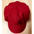thumbnail image 2 of Gorro de mujer, boina francesa, gorro de lana cálido, gorro de vendedor de periódicos, gorro plano, gorro de invierno, gorro de mujer, gorro octogonal., 2 of 2