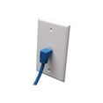 thumbnail image 1 of Eaton Tripp Lite Series Down-Angle Cat6 Gigabit Molded UTP Ethernet Cable (RJ45 Right-Angle Down M to RJ45 M), Blue, 10 ft. (3.05 m) - Patch cable - RJ-45 (M) to RJ-45 (M) - 10 ft - CAT 6 - down-angled connector, stranded - blue, 1 of 3