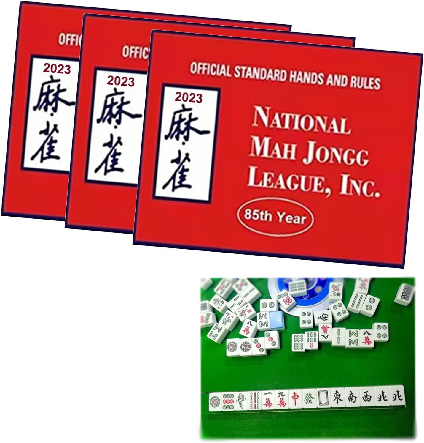 3PCS Mahjong Cards, National Mah Jongg League Card Official Mah Jongg