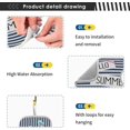 thumbnail image 3 of Coolnut Hello Summer Strip Sink Splash Guard for Faucet 2 Packs Faucet Absorbent Mats, Beach Slipper Faucet Handle Drip Catcher Quickly Drying Mat for Kitchen Counter Bathroom RV, 14.9"x5.5", 3 of 7