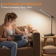 thumbnail image 6 of LED Desk Lamp for Home Office with Touch Control 3 Colors & 3 Brightness Dimmable, Eye-Caring Table Night Light for Bedroom Bedside Reading & Study, 6 of 6