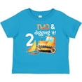 thumbnail image 3 of Inktastic Two and Digging It Bulldozer 2nd Birthday Boys or Girls Baby T-Shirt, 3 of 5