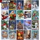 thumbnail image 2 of HOMFUN-pintura de diamante artesanal "Papá Noel de Navidad", bordado de diamantes de imitación cuadrados y redondos, estilo punto de cruz 5D, decoración del hogar, 2 of 4