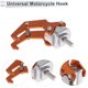 thumbnail image 5 of Gancho colgante para motocicleta, forma de garra, soporte para casco y equipaje para scooters y bicicletas, naranja, longitud 62mm, 5 of 7