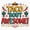 1pcs, variant on Taco Bout Awesome Cute Smiling Hard Shell Mexican Fast Food Fiesta Slogan Decal For Cooler Sticker
