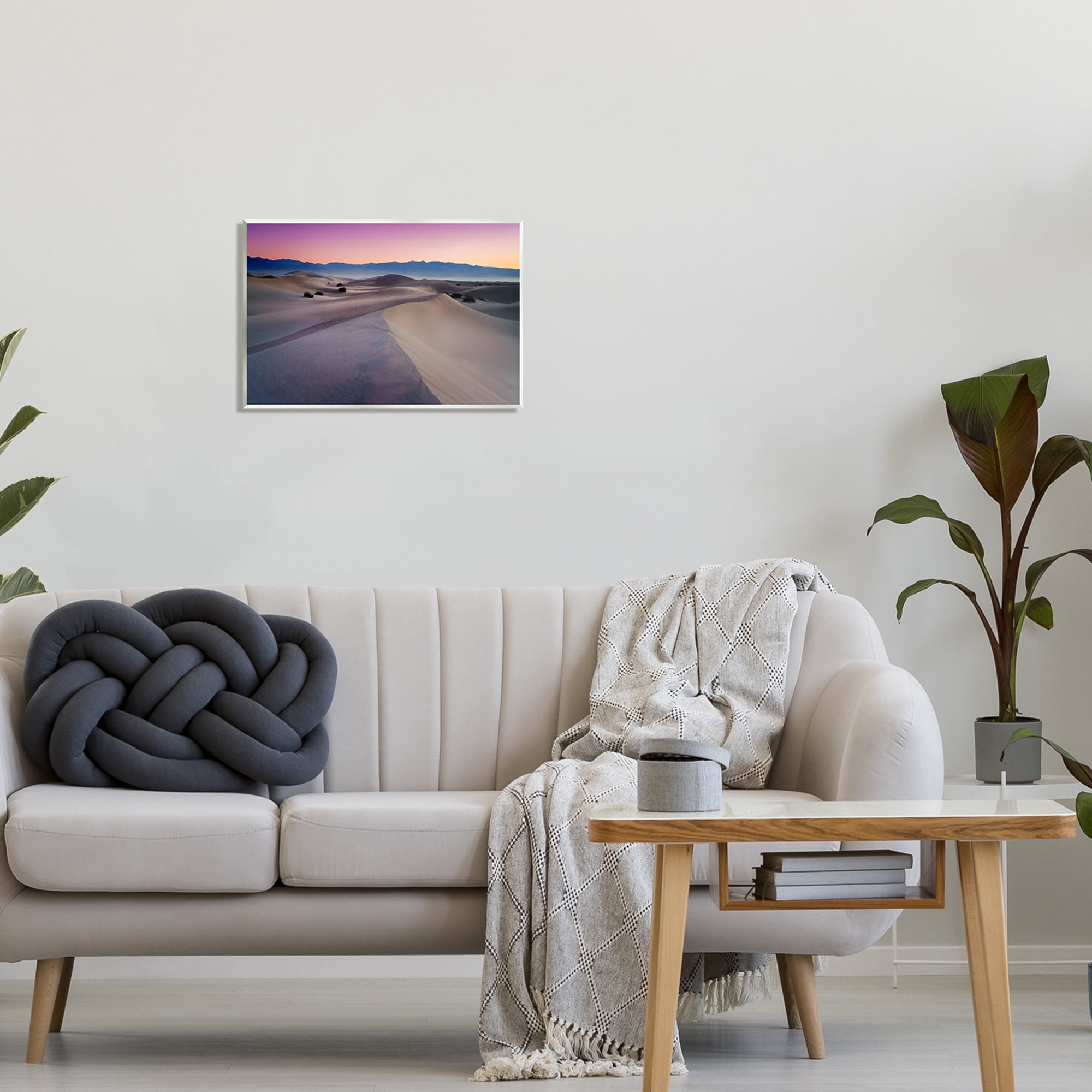 Stupell Desert Dunes Pink Sunrise Landscape Photography Wall Plaque Unframed Art Print Wall Art