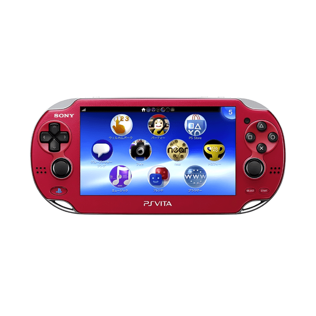Sony - Console Portative de Jeux Vidéo PlayStation PS Vita 1000 - Rouge (Remis à Neuf)