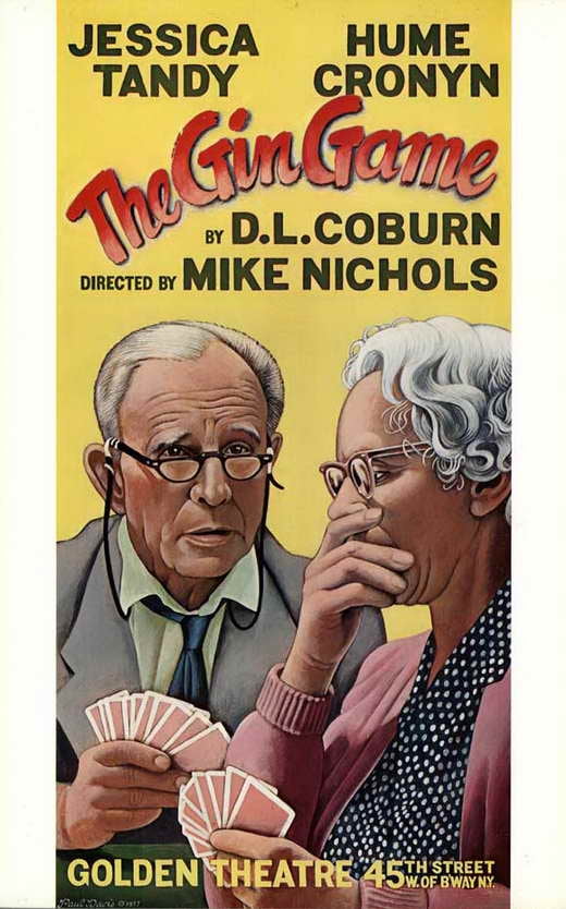 The Gin Game (Broadway) movie POSTER (Style A) (11" x 17")