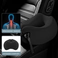 thumbnail image 4 of Skechers Travel Neck Pillow,U Shaped Memory Foam Neck Travel Pillow,Breathable Mesh Fabric,Adjustable Strap,Ideal for Car,Office,Plane&Long Distance Travel,Black, 4 of 8