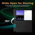 thumbnail image 5 of Lenovo ThinkPad L16 G2 16" WUXGA Touchscreen Laptop, Intel Ultra 5 225U, 32GB DDR5 RAM, 3TB Storage(2TB SSD+1TB Docking Station), Backlit Keyboard, Numeric Pad, Fingerprint, Win 11, Black, 5 of 9