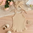 thumbnail image 2 of Sngxgn Babies' Cotton Long-Sleeve Bodysuit(Beige,60), 2 of 4