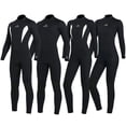 thumbnail image 2 of Soidarity Traje de buceo de 3 mm Neopreno Buena elasticidad Trajes de baño amigables con la piel Protector solar fuerte Camisa de traje de Deportes acuáticos Hombres Blanco M, 2 of 6