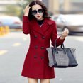 thumbnail image 3 of Aayomet Long Winter Coats For Women Women Waterproof Lightweight Rain Jacket Active Outdoor Hooded Raincoat,Red L, 3 of 5
