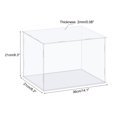 thumbnail image 2 of Uxcell Display Case Box Acrylic Box Dustproof Protection Showcase for Collectibles Storage 14.1x8.3x8.3 Inch, 2 of 5