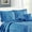Palace Blue, variant on Home Soft Things 4-Piece Reversible Damask Embroidery Bedspread Set, White, Oversized Queen 110"x120"