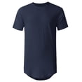 thumbnail image 2 of Ma Croix Men's Casual Longtail T-Shirts Hip Hop Urban, 2 of 6