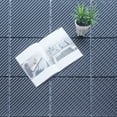 thumbnail image 3 of Domi Outdoor Living Plastic Interlocking Deck Tiles, 36 Pieces One Pack, 12"x12" Waterproof Outdoor Flooring All Weather Use Decking Tiles for Shed Floor Porch Poolside Garden Backyard, Gray, 3 of 7