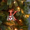 thumbnail image 4 of ZLBDYG Personalized Christmas Tree Letter Pendants a to Z - DIY Decorative Snowman Hanging Alphabet Ornaments for Customized Xmas Tree Decor and Holiday Home Decoration, 4 of 5
