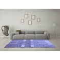 thumbnail image 3 of Ahgly Company Indoor Rectangle Abstract Blue Modern Area Rugs, 7' x 9', 3 of 4