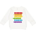 thumbnail image 2 of Inktastic Colored Crayons Toddler Sweatshirt, 2 of 4