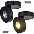 thumbnail image 5 of 12w Led Ceiling Spotlight,adjustable Ceiling Spotlight,10x10x6cm (black-3000k) [energy Class A+], 5 of 5