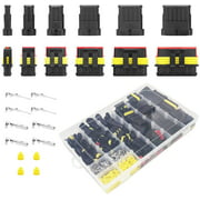 Waterproof Car Motorcycle Auto Electrical Wire Connector Plug Kit Terminal Assortment 1/2/3/4/5/6 Pin Connectors 708