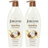 Jergens Hydrating Coconut 16.8 Ounce Lotion Pump (496Ml) (2 Pack)