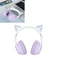 thumbnail image 4 of Auriculares LED Con Oreja De Gato Para Juegos Con Micrófono, 7 Colores, Auriculares Inalámbricos Plegables Para Adultos Y Adolescentes, Sonido Estéreo, Carga Rápida, Y Cable, 4 of 7