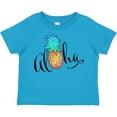 thumbnail image 3 of Inktastic Aloha- in cursive with pineapple rainbow colors Boys or Girls Toddler T-Shirt, 3 of 5