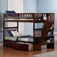 thumbnail image 2 of Leo & Lacey Twin Over Twin Staircase Storage Bunk Bed, 2 of 4