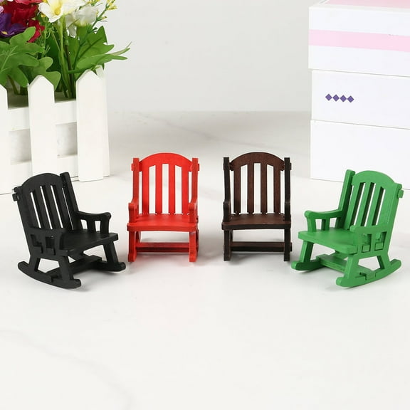 Yongcuo Hot Invincible Miniature Beach Chair Decor Set Perfect for Coastal-Themed Room Ornaments and Summer Patio Tabletop Displays Coffee