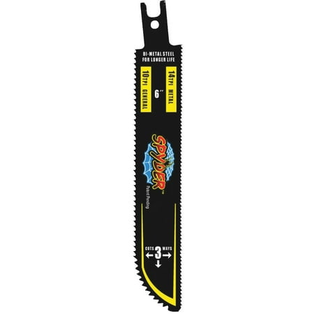 UPC 884835000653 product image for Spyder Reciprocating Saw Blade-3PK 10T X 14T 6