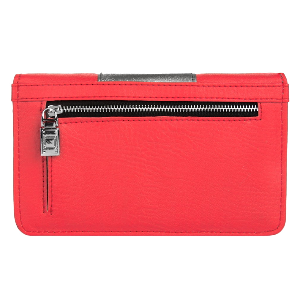 Universal Crossbody Phone Purse – Convertible Wallet Clutch with Card Slots & Strap – Fits Most Smartphones for Travel & Everyday Use