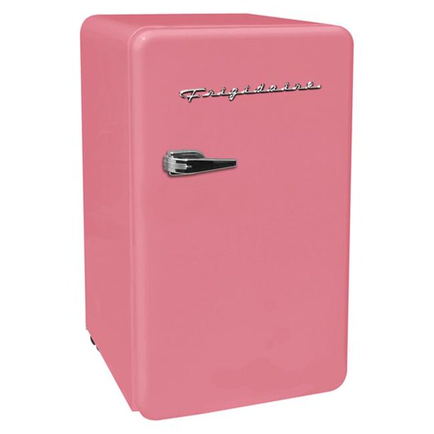 Frigidaire 3.2 cu. ft. 60W Retro Compact Refrigerator, Pink