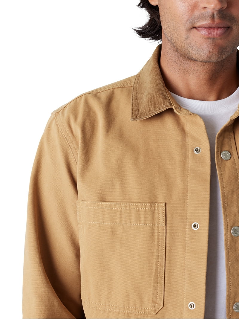 Levi Strauss Signature Men's Utility Corduroy Collar Shirt Jacket