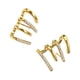thumbnail image 4 of Qarigey Pendientes fáciles de usar Conjunto sin esfuerzo Pendientes de metal de estilo vintage para mujer Elegante dorado dorado 10Conjunto, 4 of 6