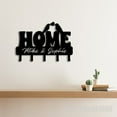 thumbnail image 2 of Craftnamesign Custom Home Bird Metal Key Holder, Bird Lovers Decorative, Coat Rack, Metal Coat Hook, 2 of 5