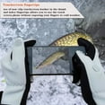thumbnail image 7 of Drasry Neoprene Gloves Touchscreen 3 Cut Fingers Warm Cold Man Woman Winter Fishing Glove Gray XL, 7 of 7