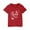 E Red, variant on Babcutegg Kids Short Tops Sleeve Shirts for Girls Boys Cotton T-shirt Fashionable Cotton Pullover Red Size 5 Years