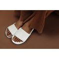 thumbnail image 5 of 50 Pack of Bulk Wholesale Waterproof Flip Flop Slides Sandals for Women, Weddings, House Guests, Indoor and Backyard Outdoor in Tricolor Pack, 5 of 7