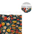 thumbnail image 5 of Yayeee Shower Curtain with Hooks 72"x72" Waterproof Fabric Bathroom Hanging Decor, Vibrant Flowers, 5 of 5